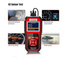 Konnwei KW870 OBD2 Car Auto Diagnostic Scan Tool & Battery Tester 2 In 1