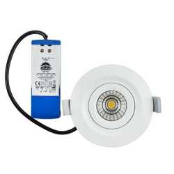 Radiant LED Downlight 9.5W IP65 Dimmable 4000K - Wht- C o 90MM Livestainable