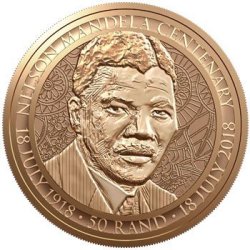 2018 Mandela Centenary 1918 R50 Bronze Alloy