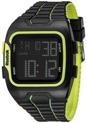 Reebok Men's Workout SZ1 Digital Watch Black With Yellow RF-WS1-G9-PBPB-BY