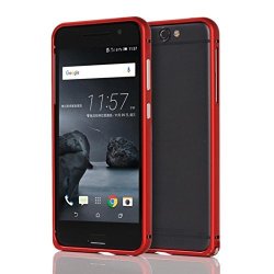 Htc One A9 Voberry Luxury Aluminum Metal Hippocampal Buckle Bumper Case Cover For Htc One A9 Red