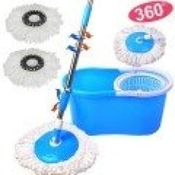 360 Microfibre Stainless Steel Dehydrate Magic Spin Mop