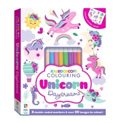 Unicorn Daydreams Kaleidoscope Colouring Kit