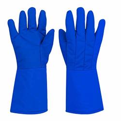 Sup-mang-work Aid Gloves Anti-liquid Nitrogen Gloves Antifreeze Low Temperature Resistant Gloves Cold Dry Ice Experiment Cold Storage Work Gloves Waterproof And Cold Size : 45CM