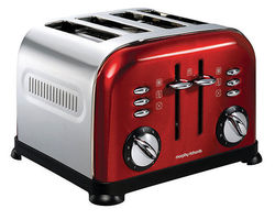 Morphy Richards Brushed Accents 4 Slice Toaster