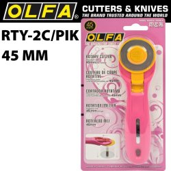 Olfa Rotary Splash Cutter 45MM Blade R l Handed Pink