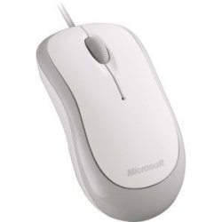 Microsoft Basic Optical Mouse - Optical - Cable - White - USB PS 2 - 800 Dpi - Scroll Wheel - 3 Button S - Symmetrical