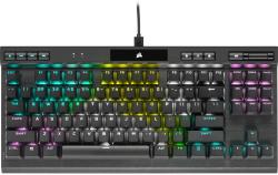 K70 Rgb Tkl Mechanical Gaming Keyboard Backlit Rgb LED Cherry Mx Speed Keyswitches Black