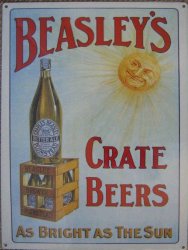 Beasleys Beers Metal Sign MT6