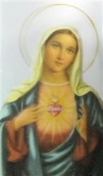 Immaculate Heart Of Mary 3D Holy Card