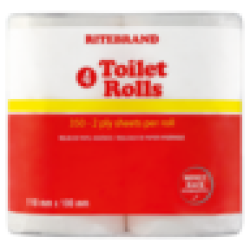 2 Ply Toilet Rolls 4 Pack
