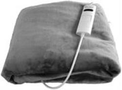 Pure Pleasure Electric Over Blanket 160CM X 120CM- Cosy Flannel Fleece Material 6 Heat Settings With Heat Level Indicator Automatic Switch-off After 3 Hours