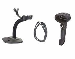 Symbol LI2208 Handheld Single Line Barcode Scanner With USB Cable And Stand Twilight Black Replaces LS2208 Renewed