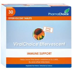 ViralChoice Immune System Supplement Orange 30 Effervescent Tablets