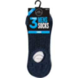 Men's Liner Socks 7-11 3 Pack