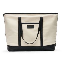 Bushveld Canvas And Leather Two-tone Weekender Bag