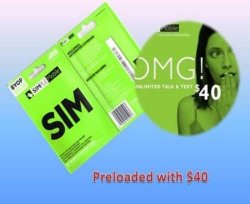Simple Mobile Sim Card Loaded With $40 Plan Unlimited Talk Text 1GB Data Ready To Activate