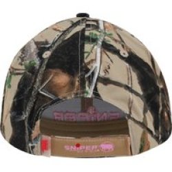 Sniper Africa Ladies 3D PINK Buffalo Embroided Peak Cap
