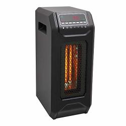1500W Infrared Space Heater Electric Fireplace Heate Freestanding Electric Fireplace Stove Large Room Heater W remote Overheat & Tip-over Protection For Office Home Indoor Use