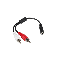 Microworld Rca Male To Stereo Jack 3.5MM Female 1.8M