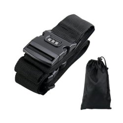 Cross Suitcase Belt With Password Luggage Strap