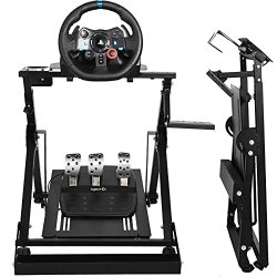 Cirearoa Gaming Chair Driving Cockpit Racing Wheel Stand with seat for All  Logitech G923, G29, G920, Thrustmaster, Fanatec Wheels