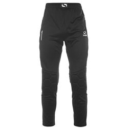 Sondico Mens Goalkeeper Pants Trousers Bottoms Drawcord Inner Elastic Waistband Black Extra Sml
