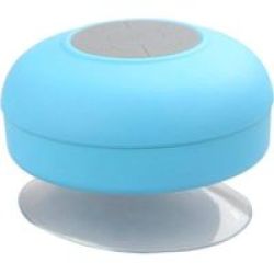 Waterproof Portable MINI Bluetooth Shower Speaker With MIC Blue