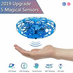 Mogoi Hand Operated Drone For Kids Toddlers Adults Ufo MINI Drones Flying Drones Induction Toys Gesture Controlled Indoor Outdoor Fun Toys Gifts For Boys