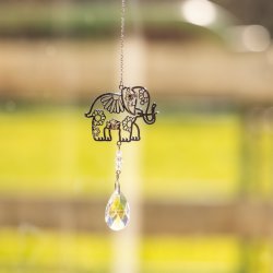 Crystal Suncatchers Inspired By Nature Assorted - Elephant