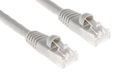 Cablesandkits - 100 Pack CAT6 Snagless Boot 5FT Gray Utp Ethernet Cable - Pvc Jacket Cm Pure Copper RJ45 Computer & Networking Patch Cord