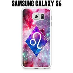 Phone Case Leo Space Triangle Nebula For Samsung Galaxy S6 Edge SM-G925 Rubber White Ships From Ca