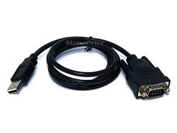 Monoprice 3FT USB To Serial Converter Cable USB A To DB9 DE9