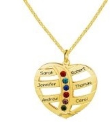 Personalized Jewelry. Choose Your Stone Colour And Engraving.