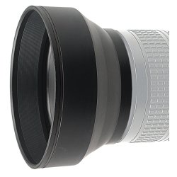 Kaiser 206820 49MM 3 -IN-1 Rubber Lens Hood Black