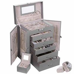 ZLY 3-Tier Demountable Plastic Jewelry Box Organizer Storage