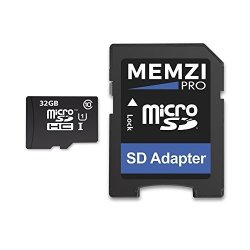 Memzi Pro 32GB Class 10 90MB S Micro Sdhc Memory Card With Sd Adapter For Motorola Moto E X Or Z Series Cell Phones
