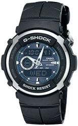 G-Shock G300-3av Men's Black Resin Sport Watch