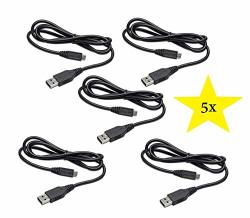 Yan Lot Of 5 USB Charger Data Cable For Sony Playstation 3 PS3 Dualshock Controller
