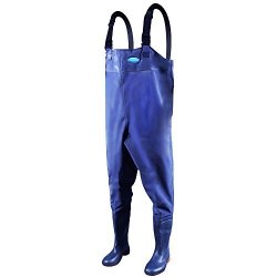 Deals on Webetop Men's Fishing Chest Waders With Boots Waterproof  Breathable Rubber Lightweight Anti-slip Wading Overalls Pants With Inner  Pocket Adjustable Shoulder Strap Blue Size 10, Compare Prices & Shop  Online