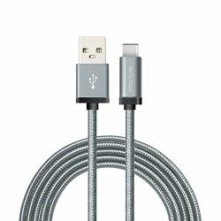 Gray Durable Braided 6FT Long Type-c Cable Compatible With Huawei Mediapad M5 8.4 10.8 Mate 9 10 Pro Honor 8 Google Nexus 6P