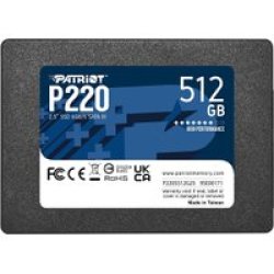Memory P220 512GB 2.5 Sata Solid State Drive