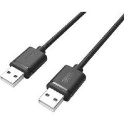 UNITEK 1.5M USB Type-a Male To USB Type-a Make USB 2.0 Cable - Black