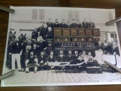 Louis Vuitton 1st Atelier Workshop Staff Reprinted reproduced Photo Collectible