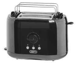 Defy - 870W Toaster - Black