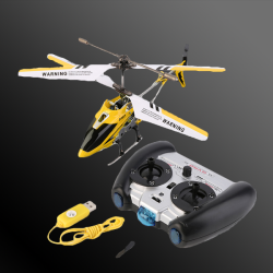 Radio Control Helicopter Plus Free Set Of Blades Yellow "local Stock