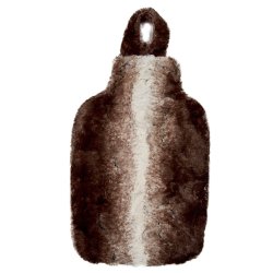 ALWAYS HOME - Hotwater Bottle Fur Ombre Chocolate
