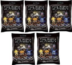 Fnaf Officially Licensed Five Nights At Freddy's 3" Figure Hangers Toy 5-PACK Set "5 Random Styles