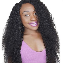 Ali Julia Hair Brazilian Virgin Curly Hair 4 Bundles 7A 100% Unprocessed Human Hair Weft Extensions Natural Color 95-100G PC 12 14 16 18 Inch