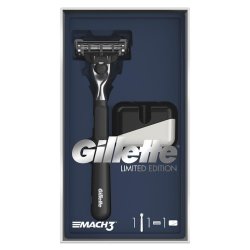 Gillette MACH3 Chrome Limited Edition Razor - Gift & Travel Set